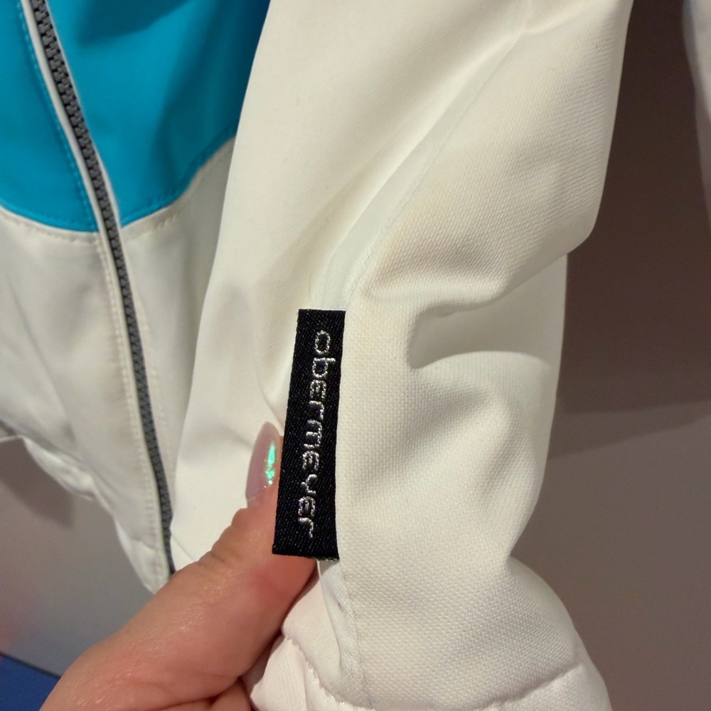 Obermeyer Color Block Hooded Ladies Ski Jacket - Picture 7 of 13